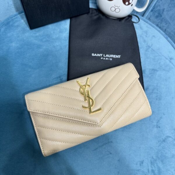 YSL CASSANDRE MATELASSÉ LARGE FLAP WALLET