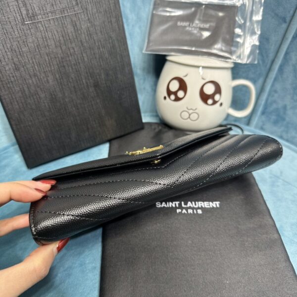YSL CASSANDRE MATELASSÉ LARGE FLAP WALLET