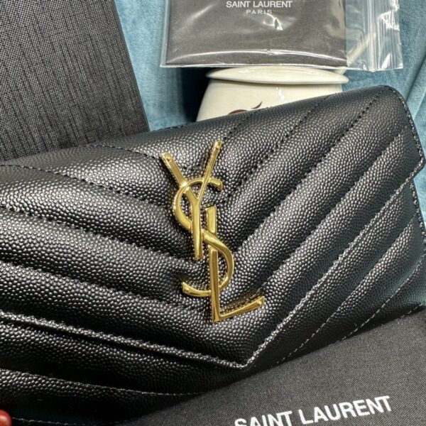 YSL CASSANDRE MATELASSÉ LARGE FLAP WALLET