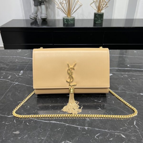YSL KATE MEDIUM CHAIN BAG WITH TASSEL