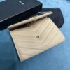 YSL CASSANDRE MATELASSÉ SMALL ENVELOPE WALLET