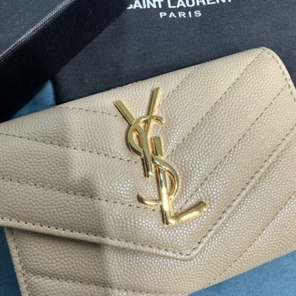 YSL CASSANDRE MATELASSÉ SMALL ENVELOPE WALLET