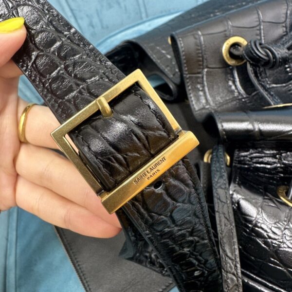 YSL PARIS VII LARGE FLAT HOBO BAG