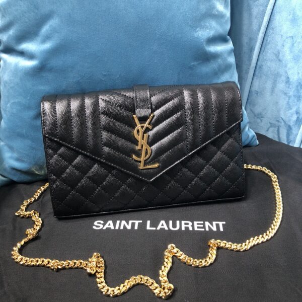 YSL ENVELOPE CHAIN WALLET