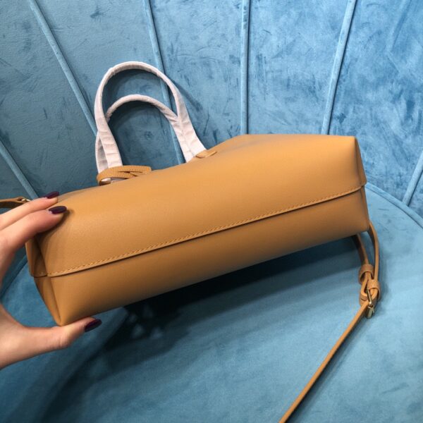 YSL Leather Shopping Tote Bag