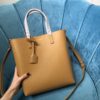 YSL Leather Shopping Tote Bag