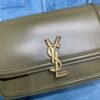 YSL SOLFERINO MEDIUM SATCHEL IN CANVAS AND BOX