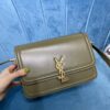 YSL SOLFERINO MEDIUM SATCHEL IN CANVAS AND BOX