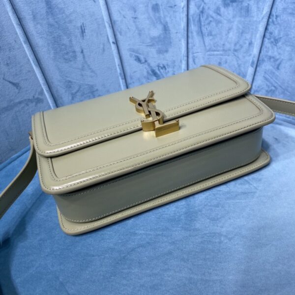 YSL SOLFERINO MEDIUM SATCHEL IN CANVAS AND BOX