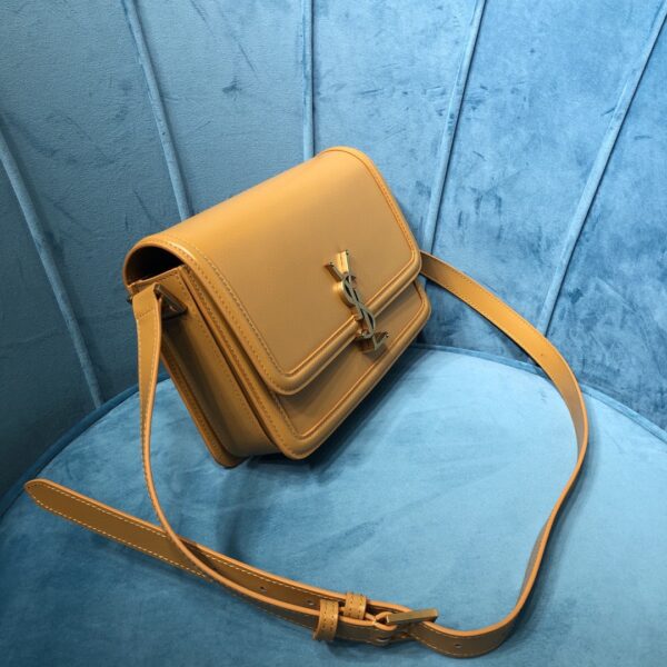 YSL SOLFERINO MEDIUM SATCHEL IN CANVAS AND BOX