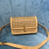YSL SOLFERINO MEDIUM SATCHEL IN CANVAS AND BOX