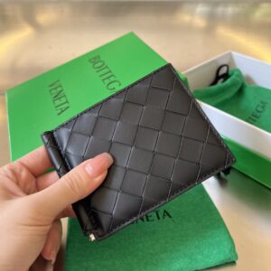 Bottega Veneta BV Intrecciato Bill Clip Wallet