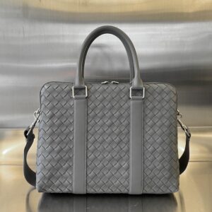 BOTTEGA VENETA BV Slim Intrecciato Briefcase
