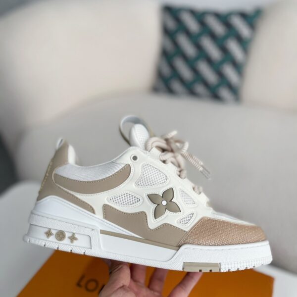 Skate Sneaker Beige White