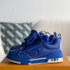 Blue skateboard sneakers
