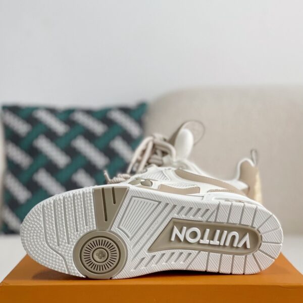 Skate Sneaker Beige White