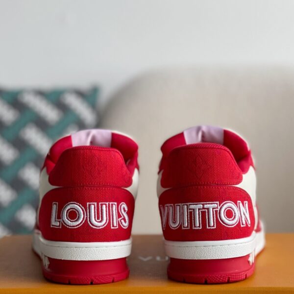 Red men's sports shoes