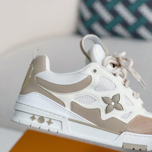 Skate Sneaker Beige White