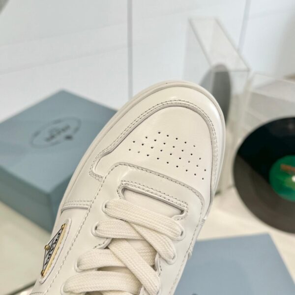 White casual platform shoes