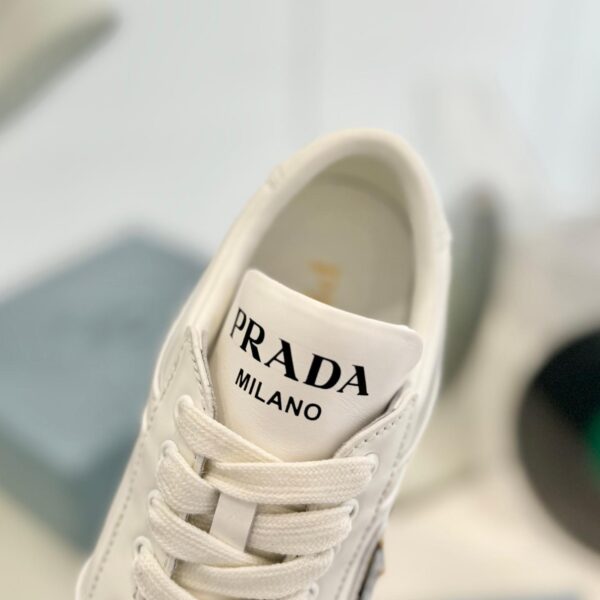 White casual platform shoes