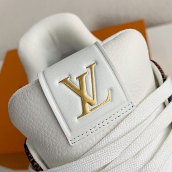 Trainer Sneakers 'Brown and White Plaid