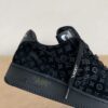 BlackWhite Lettering Sneakers