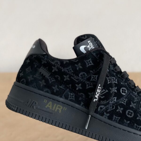 BlackWhite Lettering Sneakers