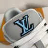 Trainer Black Blue Monogram Flower