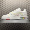 Colorful low-top casual sneakers