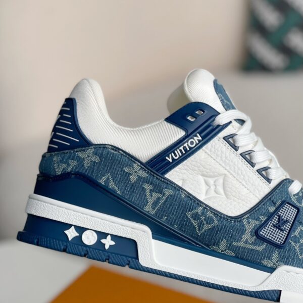Monogram Blue Denim Sneaker