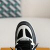 Black low-top skate shoes