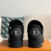 Black Calf Leather Sneakers