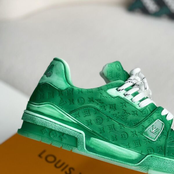 GREEN TRAINER SNEAKERS
