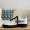 Hook mottled pattern sneakers