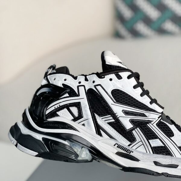 Balenciaga Runner White Black White