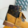 「#2516」Wheat colored letter ankle boots