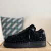 BlackWhite Lettering Sneakers