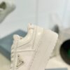 White casual platform shoes
