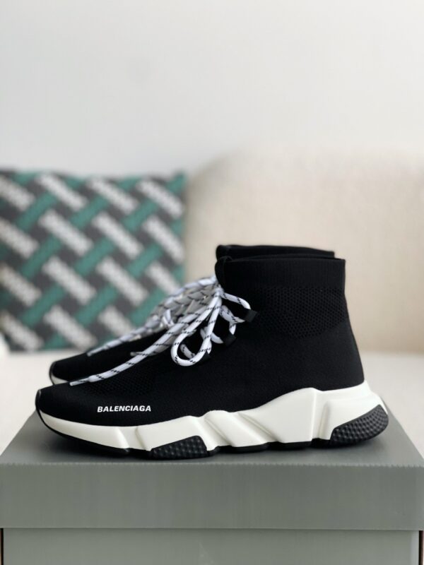 Balenciaga Speed Lace Up Black