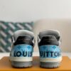Trainer Black Blue Monogram Flower
