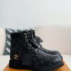 「#2534」Wheat colored letter ankle boots