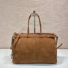 Prada Bonnie extra large leather handbag