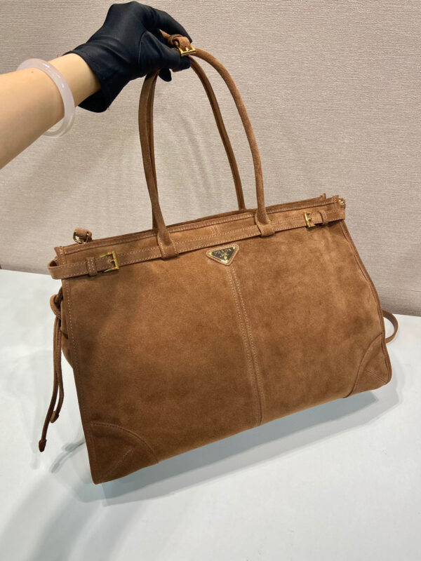 Prada Bonnie extra large leather handbag