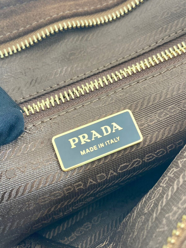 Prada Bonnie extra large leather handbag