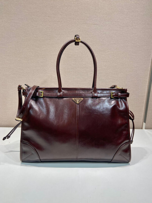 Prada Bonnie extra large leather handbag