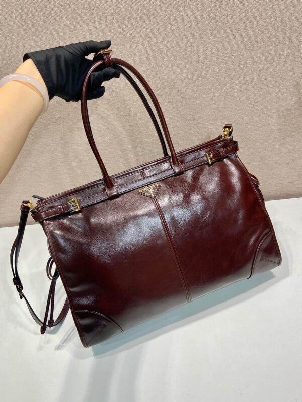 Prada Bonnie extra large leather handbag