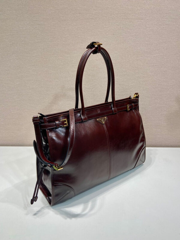 Prada Bonnie extra large leather handbag