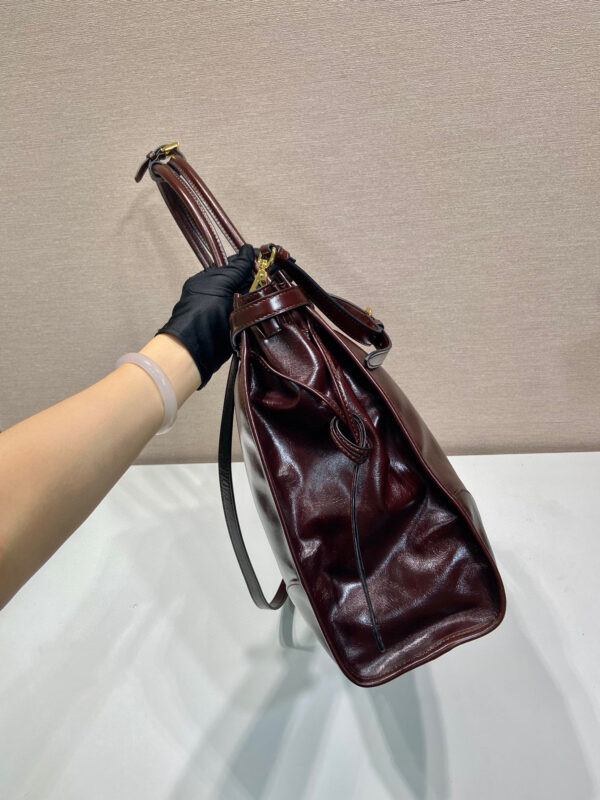 Prada Bonnie extra large leather handbag