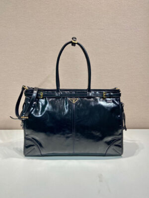 Prada Bonnie extra large leather handbag
