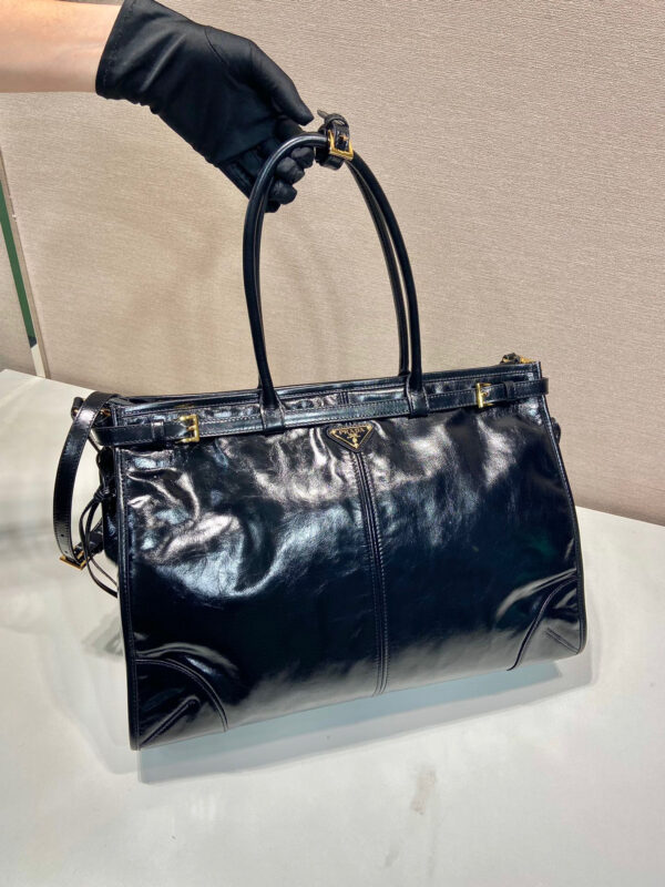 Prada Bonnie extra large leather handbag